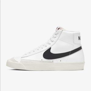 white nike blazers